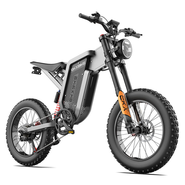EKX X21 Adults Electric Bike 2000W 48V35AH 55km/h Lithium Battery Snow Electric Motorcycles 20“*4.0 Off Road Tyre Mountain Ebike