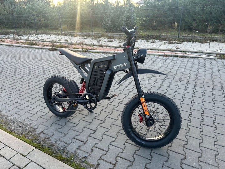 EKX X21 Adults Electric Bike 2000W 48V35AH 55km/h Lithium Battery Snow Electric Motorcycles 20“*4.0 Off Road Tyre Mountain Ebike