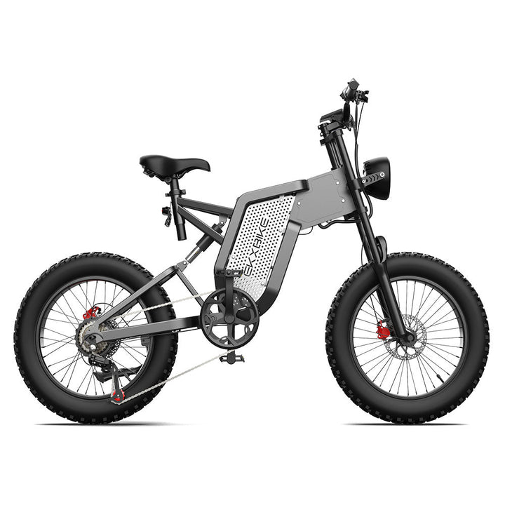 EKX X20 Electric Bike Mountain Moped Ebike 20 Inch Fat Tire 2000W 48V 35AH Men&