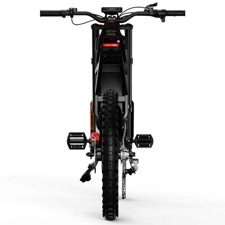 EKXBIKE TX1 Electric Dirt Bike for Adults, 3000W Electric Motorcycle 60V 30AH Removable Battery Off-Road Ebike, 45MPH 45° Climb Full Suspension 19" All-Terrain Mountain Electric Bike