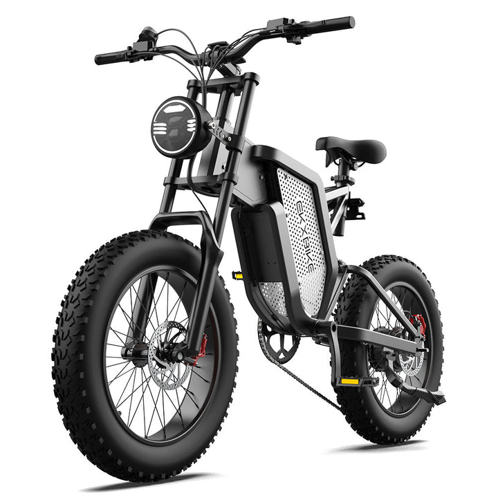 EKX X20 Electric Bike Mountain Moped Ebike 20 Inch Fat Tire 2000W 48V 35AH Men&