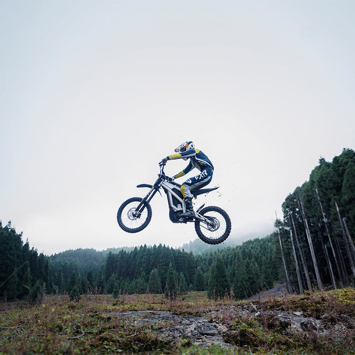 EKXBike M1 Adult Electric Motorcycle 16.8KW(Peak) Mid-Mounted Motor 72V/50AH Removable Battery, Top Speed 100KM/H Off Road Electric Mountain Bike