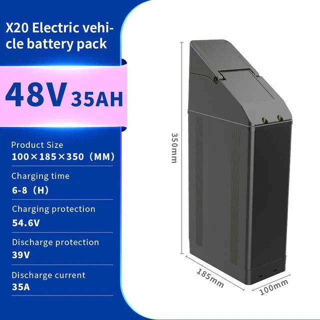 EKXBike Electric Bike Battery Pack for X20 | X21 | X21 Max | GTS | E6