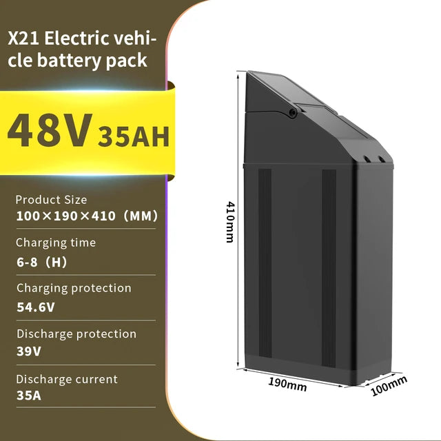 EKXBike Electric Bike Battery Pack for X20 | X21 | X21 Max | GTS | E6